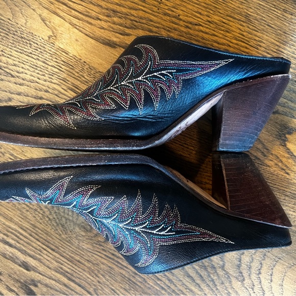 Charlie 1 Horse Mayela Slide By Lucchese Women’s Leather Size 6.5 B - Picture 4 of 14